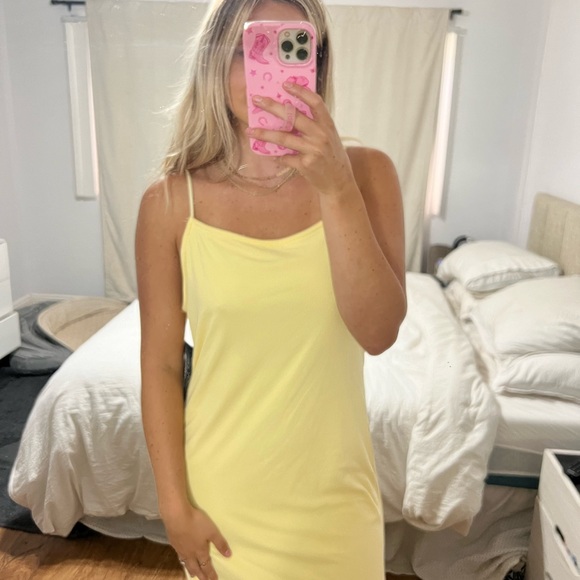 YELLOW maxi dress - Picture 16 of 16